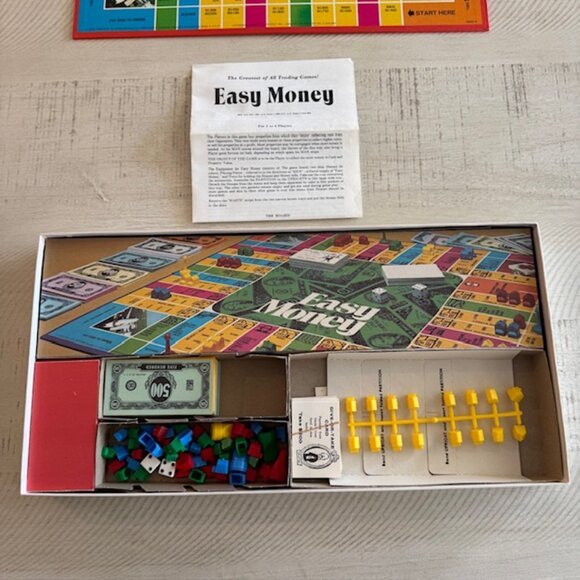 Vintage 1974 Milton Bradley Easy Money Game #4620 - Picture 4 of 13